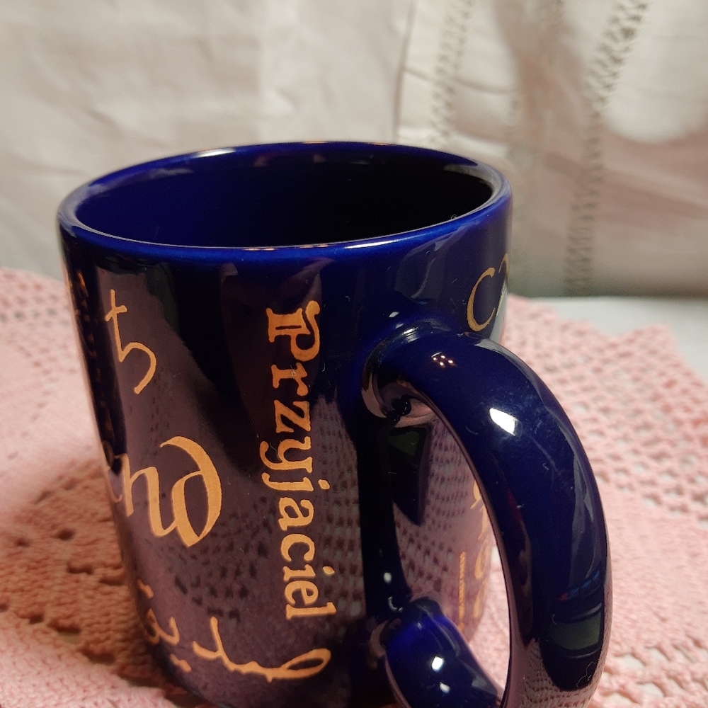 2  mugs with FRIEND inscribed in mult languages - Picture 6 of 6